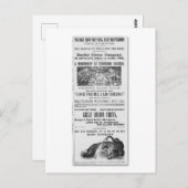 ロンド素晴らしンサーカス広告 ポストカード (正面/裏面)