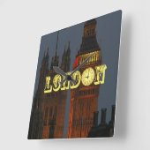 ロンド素晴らしンPro写真 スクエア壁時計 (傾斜)