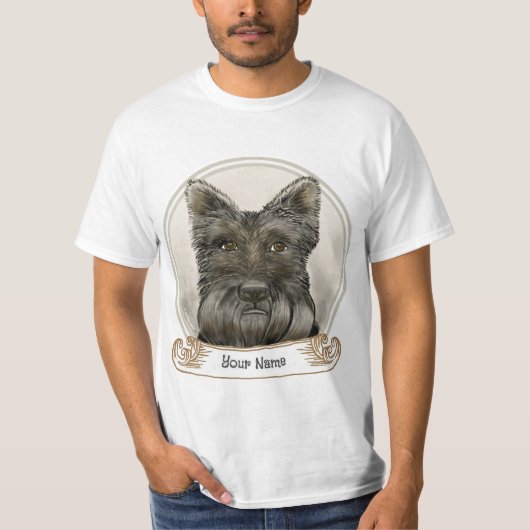 ロンド・スコティッシュ・テリア Tシャツ (正面)