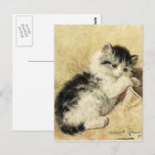ロンナーによるかわいい子猫 ポストカード (正面/裏面)