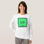 ロンニー 名前 化学 元素 周期表 Tシャツ (正面フル)