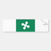 ロンバルディアの地域の旗のイタリア郡lombardia バンパーステッカー (正面)