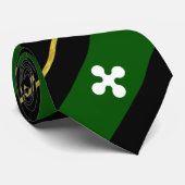 ロンバルディアストライプの国旗 ネクタイ (ロール)