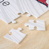 ロンバルディイタリアレトロ地域マップヴィンテージ土産 ジグソーパズル (側面)