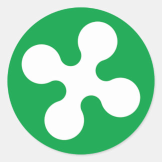 ロンバルディ国旗 ラウンドシール