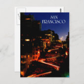 ロンバード通りサンフランシスコ ポストカード (正面/裏面)
