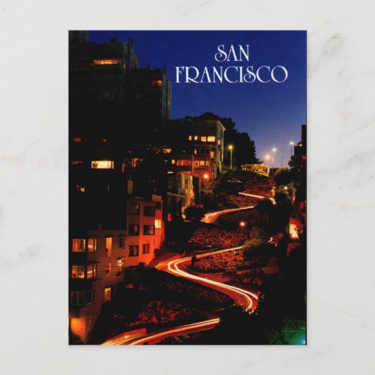 ロンバード通りサンフランシスコ ポストカード (正面)
