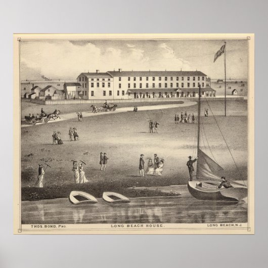 ロンビーチハウスロンビーチNJ ポスター (正面)