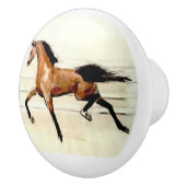 ロンヘヴェネルアラビアンホースナフワ セラミックノブ (右)