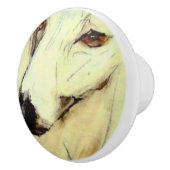 ロンヘヴェネールグレイハウンド犬 セラミックノブ (右)