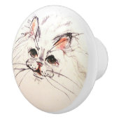 ロンヘーヴェナー猫 セラミックノブ (右)