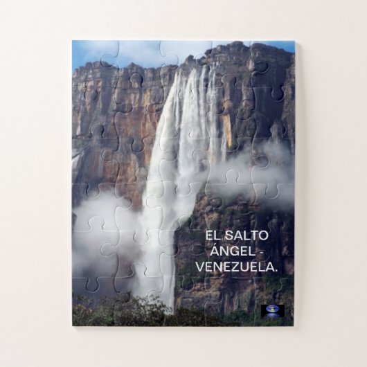 ロンベザスデルサルトアンゲル。 ジグソーパズル (縦)