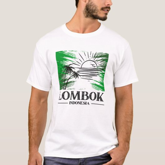 ロンボク（インドネシア） Tシャツ (正面)