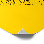 ロンポールルーツプリント ポスター (角)