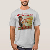 ロンポールレトロルックデザイン Tシャツ (正面)