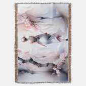 ロンリーウーマン歩く スローブランケット (正面縦)