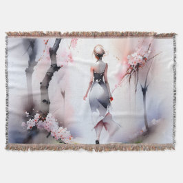 ロンリーウーマン歩く スローブランケット