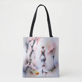 ロンリーウーマン歩く トートバッグ