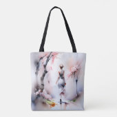 ロンリーウーマン歩く トートバッグ (裏面)