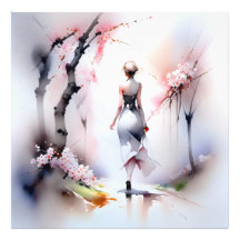 ロンリーウーマン歩く