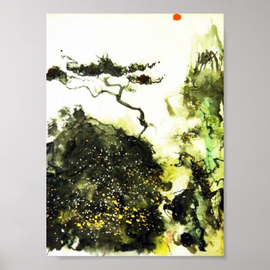 ロンリーサイプレスインカーメルアートプリント ポスター (正面)