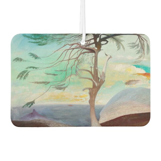 ロンリーシダーツリーランドスケー絵画ズ カーエアーフレッシュナー (正面)