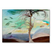 ロンリーシダーツリーランドスケー絵画ズ テーブルナンバー (裏面)