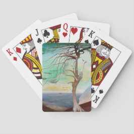 ロンリーシダーツリーランドスケー絵画ズ トランプ