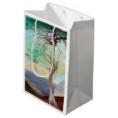 ロンリーシダーツリーランドスケー絵画ズ ミディアムペーパーバッグ (裏面アングル)