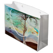 ロンリーシダーツリーランドスケー絵画ズ ラージペーパーバッグ (裏面アングル)