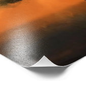 ロンリーツリーサンビームズサンセットフォトプリント フォトプリント            (角)