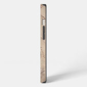 ロンリー山の地図 iPhoneケース (左側面)