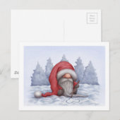 ロンリー・リトル・サンタ ポストカード (正面/裏面)