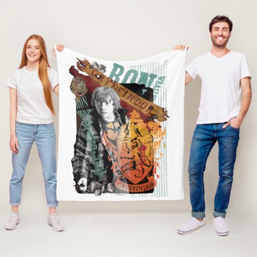 ロンヴァーズリーコラージュ1 フリースブランケット (インサイチュ)