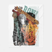 ロンヴァーズリーコラージュ1 フリースブランケット (正面)