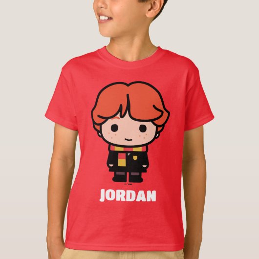 ロン・ウィーズリーのキャラクター漫画 Tシャツ (正面)