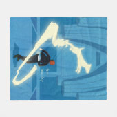 ロン・ウィーズリーの守護霊師の絵 フリースブランケット (正面(横))
