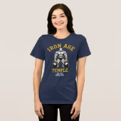 ロン・エイジ・テンプル 1978年設立 献身 | ヴィンテージジム トライブレンドＴシャツ (正面全面)