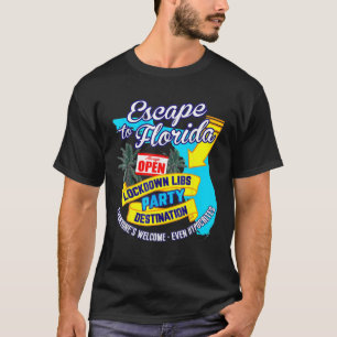 ロン・デサンティスフロリダヴィナージュへおもしろい脱出 Tシャツ