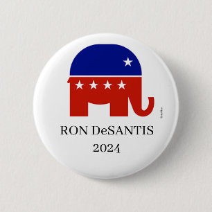 ロン・デサンティス共和党2024大統領のボタン 缶バッジ