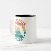 ロン・デサンティス2024年大統領の選挙共和党 ツートーンマグカップ (正面左)