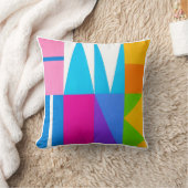 ロン・ブルカルトのアート・オブ・ザ・ハンプトンのレタースケープ クッション (ブランケット)