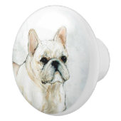 ロン・ヘヴナー・ブルドフランスのッグ セラミックノブ (右)