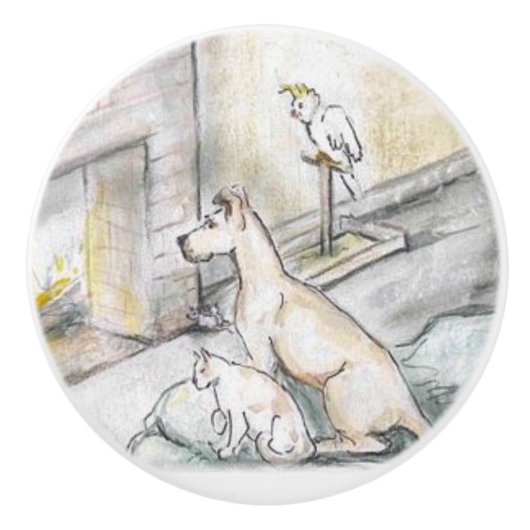 ロン・ヘーヴェナー家族時代 セラミックノブ (正面)