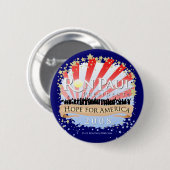 ロン・ポールのお祝いの破烈ボタン 缶バッジ (正面&裏面)