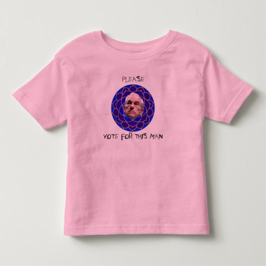 ロン・ポールのために投票して下さい トドラーTシャツ (正面)