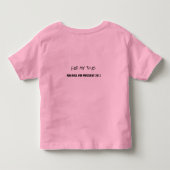 ロン・ポールのために投票して下さい トドラーTシャツ (裏面)