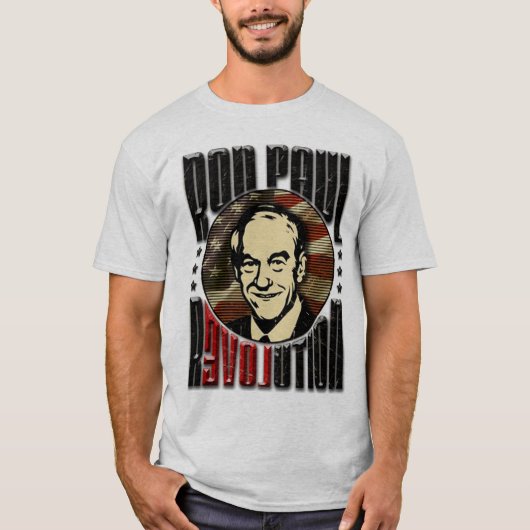 ロン・ポールのレトロのワイシャツ Tシャツ (正面)