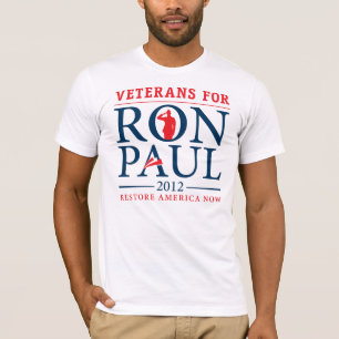 ロン・ポールのワイシャツのための退役軍人 Tシャツ