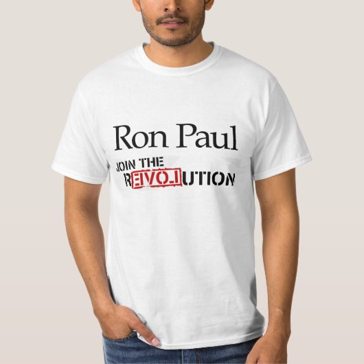 ロン・ポールの改革のティー Tシャツ (正面)